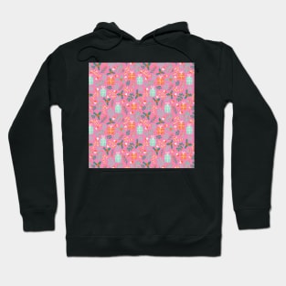 Christmas Holidays Pink Hoodie